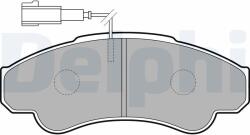 DELPHI Set placute frana, frana disc DELPHI LP1751 - fixbox