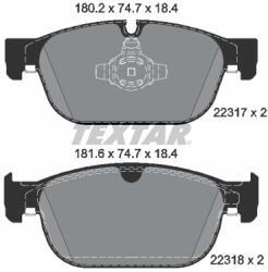 TEXTAR Set placute frana TEXTAR 2231701 (2231701)