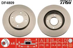 TRW Disc frana TRW DF4809 (DF4809) - fixbox