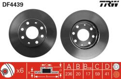 TRW Disc frana TRW DF4439 (DF4439) - fixbox