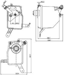 MAHLE Vas de expansiune, racire MAHLE CRT 205 000S (CRT 205 000S)