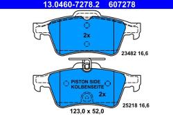 ATE Set placute frana ATE 13.0460-7278.2 (13.0460-7278.2) - fixbox