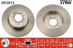 TRW Disc frana TRW DF2813 - fixbox