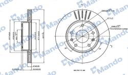 MANDO Disc frana MANDO MBC035396 - fixbox