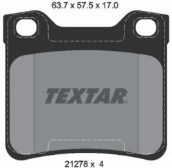 TEXTAR Set placute frana TEXTAR 2127803 (2127803)