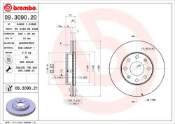 BREMBO Disc frana BREMBO 09.3090. 21 (09.3090.21)