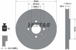 TEXTAR Disc frana TEXTAR 92111603 (92111603)