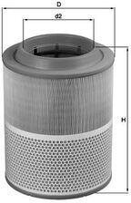 MAHLE Filtru aer MAHLE LX 1072 (LX 1072) - fixbox