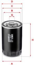 SOFIMA Filtru ulei SOFIMA S 7500 R (S 7500 R) - fixbox