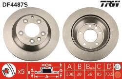 TRW Disc frana TRW DF4487S - fixbox