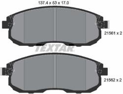 TEXTAR Set placute frana TEXTAR 2156201 (2156201) - fixbox