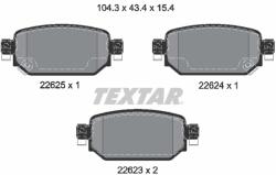 TEXTAR Set placute frana TEXTAR 2262301 (2262301)