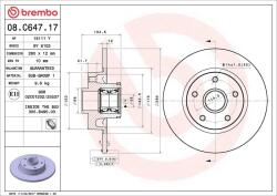 BREMBO Disc frana BREMBO 08. C647.17 (08.C647.17)