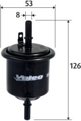 VALEO Filtru combustibil VALEO 587116 - fixbox