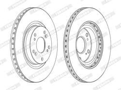 FERODO Disc frana FERODO DDF1596C (DDF1596C)