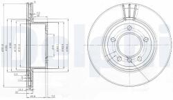 DELPHI Disc frana DELPHI BG3900C (BG3900C) - fixbox
