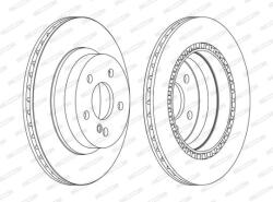 FERODO Disc frana FERODO DDF1672C (DDF1672C)