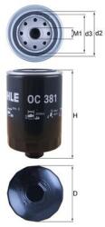 MAHLE Filtru ulei MAHLE OC 381 (OC 381) - fixbox