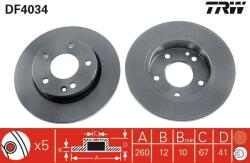 TRW Disc frana TRW DF4034 (DF4034) - fixbox