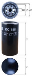MAHLE Filtru combustibil MAHLE KC 188 (KC 188) - fixbox