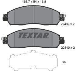TEXTAR Set placute frana TEXTAR 2243901 (2243901) - fixbox