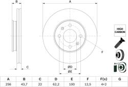 Bosch Disc frana BOSCH 0 986 479 F29 (0 986 479 F29) - fixbox