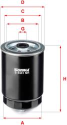 SOFIMA Filtru combustibil SOFIMA S 4441 NR (S 4441 NR) - fixbox