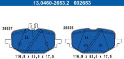 ATE Set placute frana ATE 13.0460-2653.2 (13.0460-2653.2)