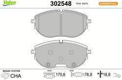 VALEO Set placute frana VALEO 302548 (302548)
