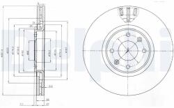 DELPHI Disc frana DELPHI BG4002 (BG4002) - fixbox