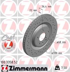 ZIMMERMANN Disc frana ZIMMERMANN 100.3358. 52 (100.3358.52)