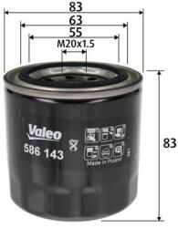 VALEO Filtru ulei VALEO 586143 (586143) - fixbox