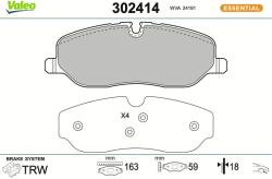 VALEO Set placute frana VALEO 302414 (302414)