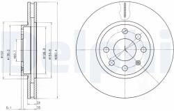 DELPHI Disc frana DELPHI BG3569 (BG3569) - fixbox