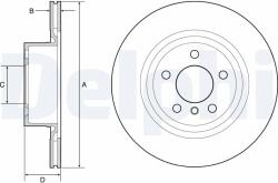 DELPHI Disc frana DELPHI BG4644C (BG4644C) - fixbox