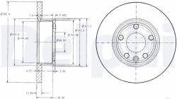 DELPHI Disc frana DELPHI BG2898 (BG2898) - fixbox
