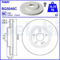 DELPHI Disc frana DELPHI BG5046C (BG5046C) - fixbox