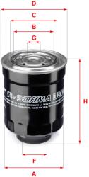 SOFIMA Filtru combustibil SOFIMA S 4452 NR (S 4452 NR) - fixbox
