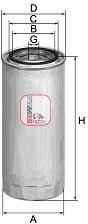 SOFIMA Filtru combustibil SOFIMA S 4141 NR (S 4141 NR) - fixbox
