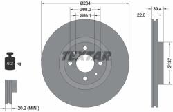 TEXTAR Disc frana TEXTAR 92055203 - fixbox