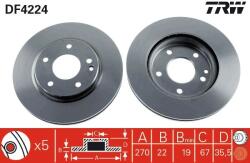 TRW Disc frana TRW DF4224 (DF4224) - fixbox