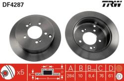 TRW Disc frana TRW DF4287 (DF4287) - fixbox