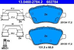 ATE Set placute frana ATE 13.0460-2784.2 (13.0460-2784.2) - fixbox