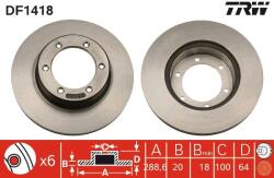 TRW Disc frana TRW DF1418 (DF1418) - fixbox