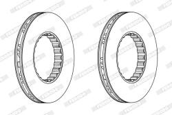 FERODO Disc frana FERODO FCR259A - fixbox