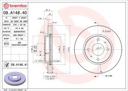 BREMBO Disc frana BREMBO 09. A148.41 (09.A148.41)