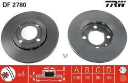 TRW Disc frana TRW DF2780 (DF2780) - fixbox