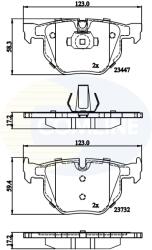 Comline Set placute frana, frana disc Comline CBP02295 - fixbox
