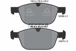 TEXTAR Set placute frana TEXTAR 2439901 (2439901) - fixbox