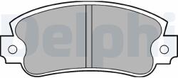 DELPHI Set placute frana DELPHI LP353 (LP353)